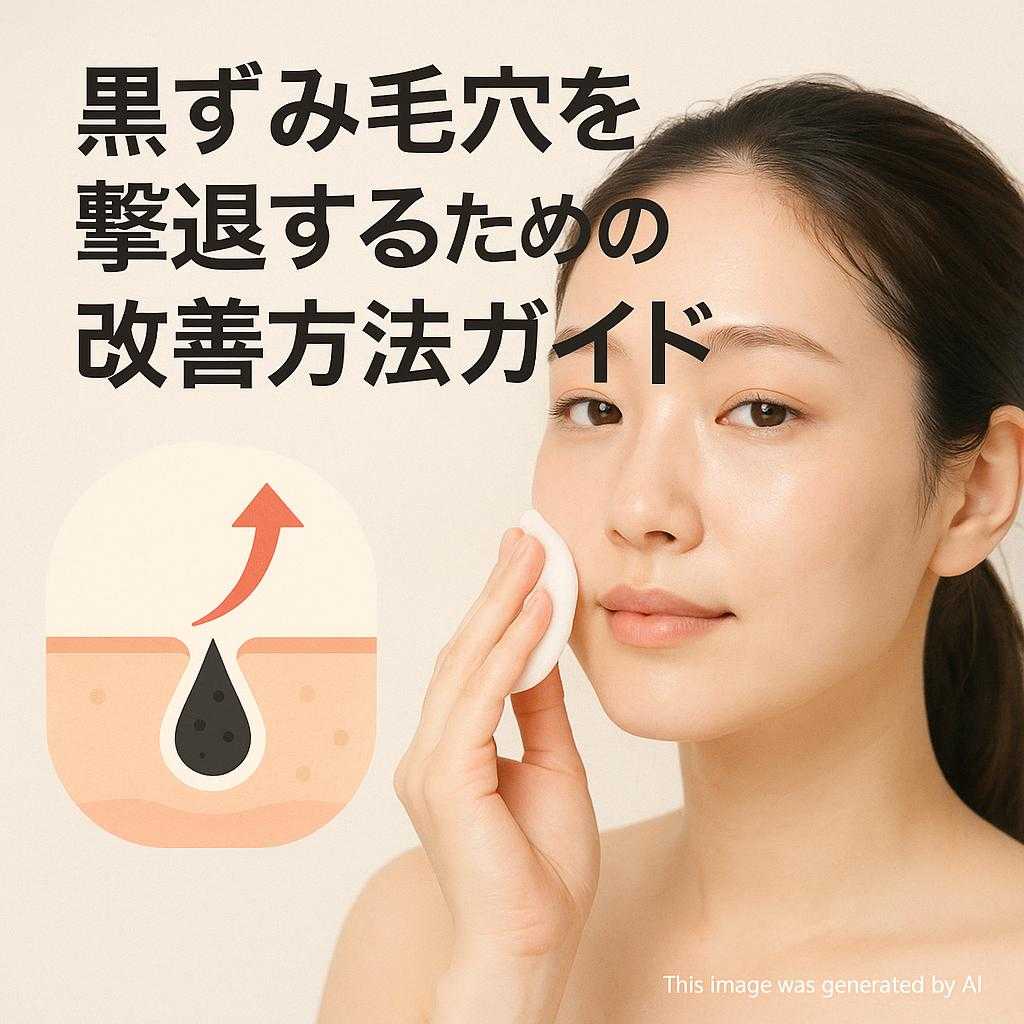 黒ずみ毛穴を撃退するための改善方法ガイド