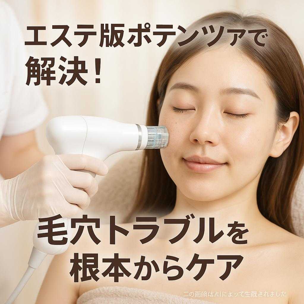 エステ版ポテンツァで解決!毛穴トラブルを根本からケア