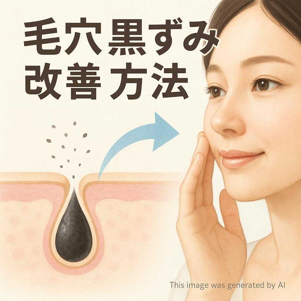 毛穴 黒ずみ 改善 方法