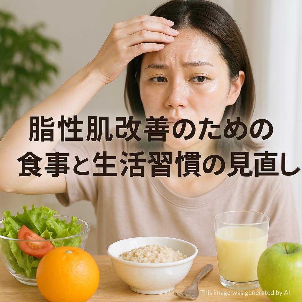 脂性肌改善のための食事と生活習慣の見直し