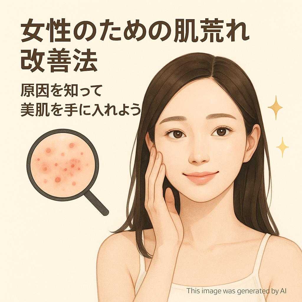 女性のための肌荒れ改善法 原因を知って美肌を手に入れよう
