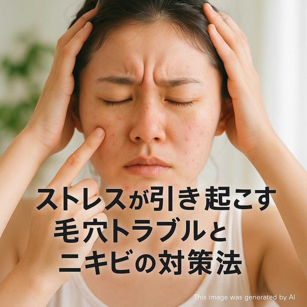 ストレスが引き起こす毛穴トラブルとニキビの対策法