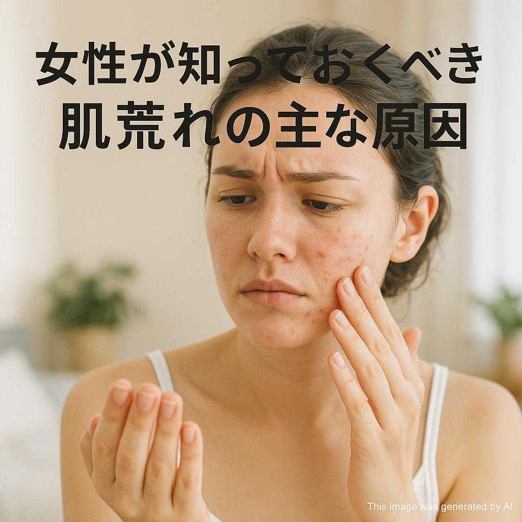 女性が知っておくべき肌荒れの主な原因