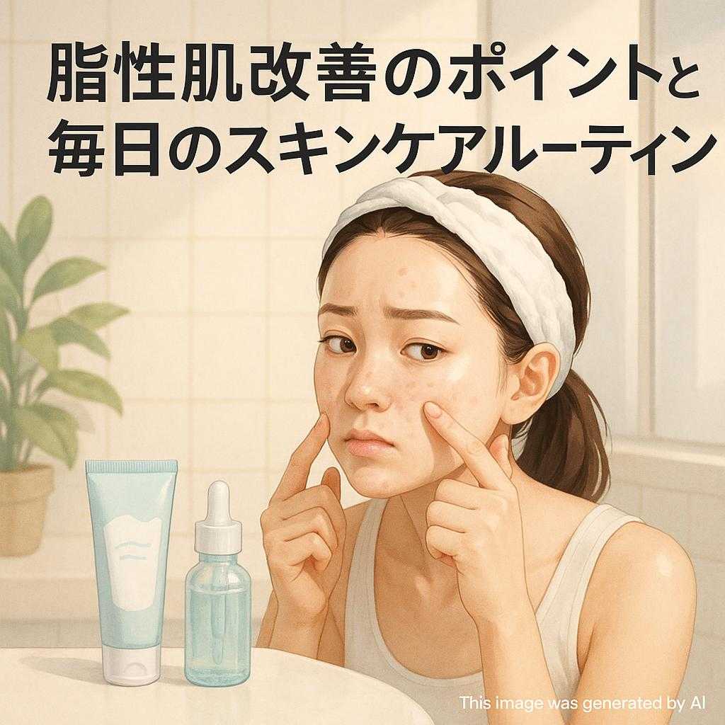 脂性肌改善のポイントと毎日のスキンケアルーティン