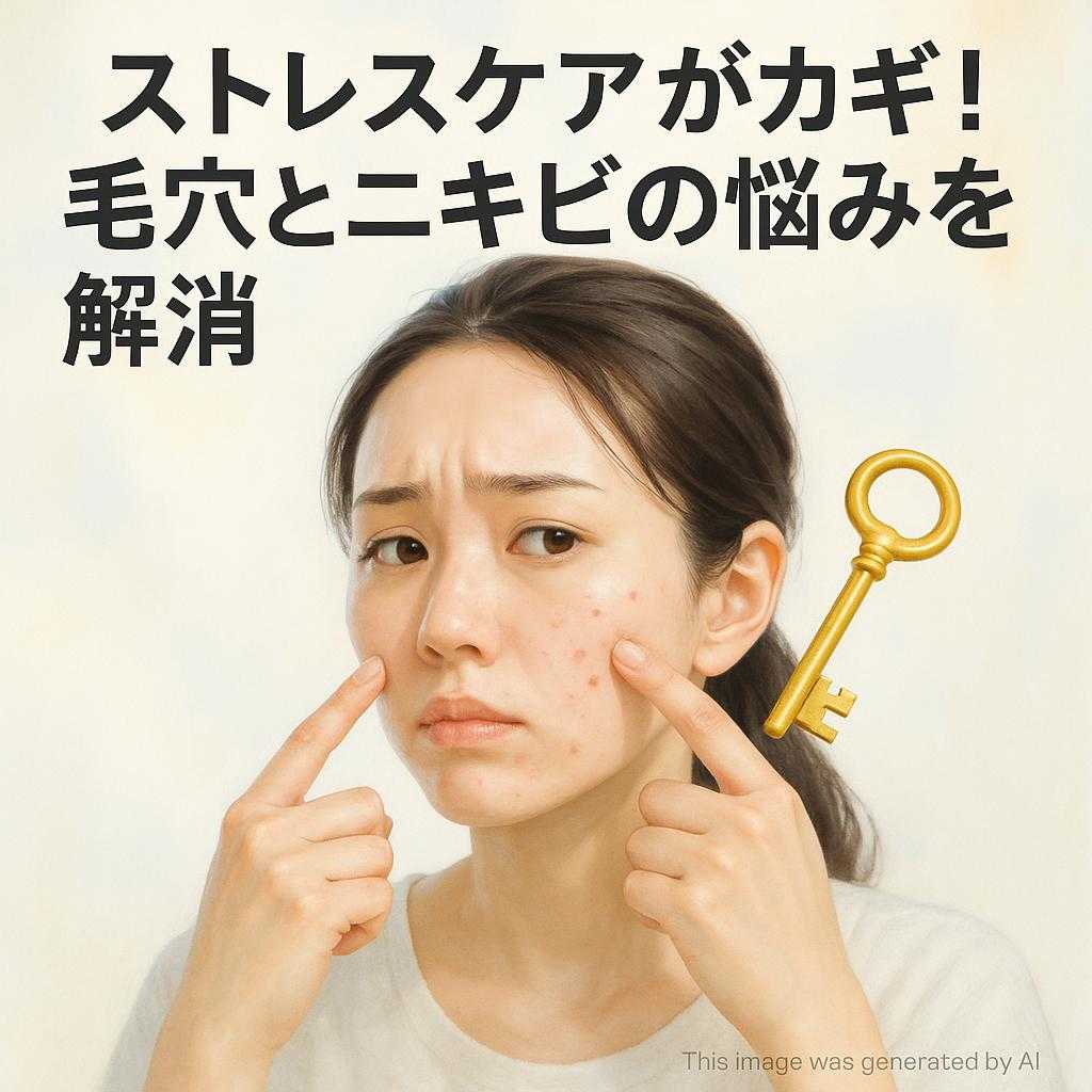 ストレスケアがカギ！毛穴とニキビの悩みを解消