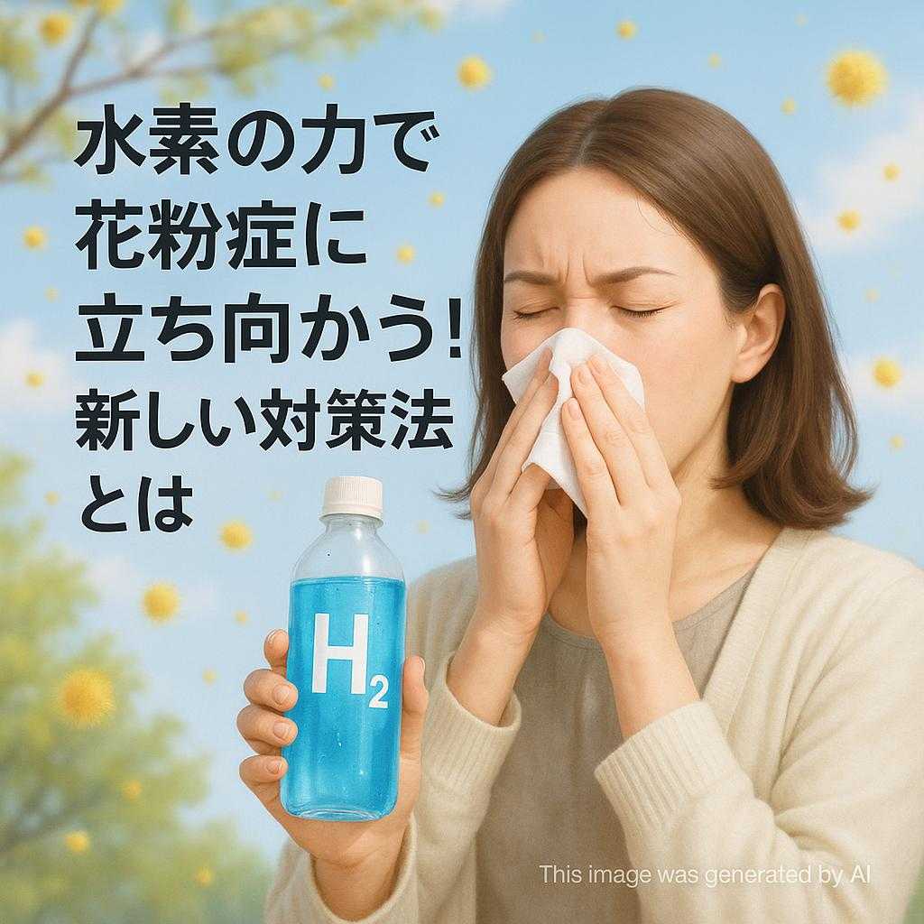 水素の力で花粉症に立ち向かう！新しい対策法とは