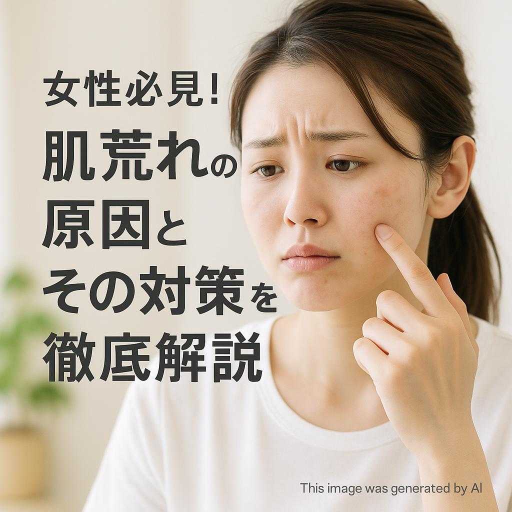 女性必見！肌荒れの原因とその対策を徹底解説