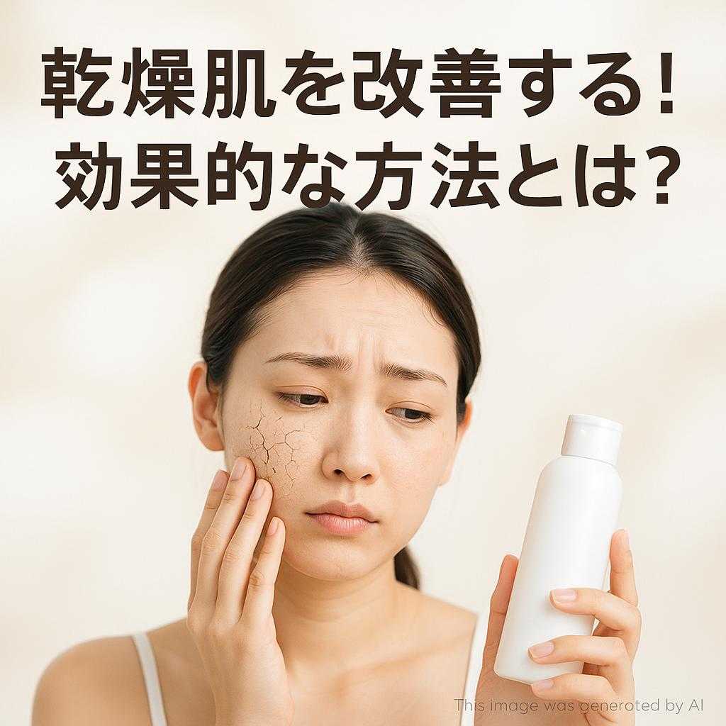 乾燥肌を改善する！効果的な方法とは？