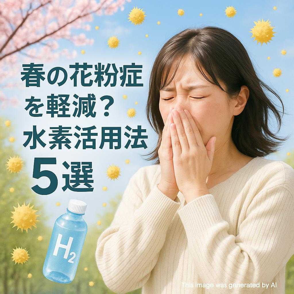 春の花粉症を軽減？水素活用法5選