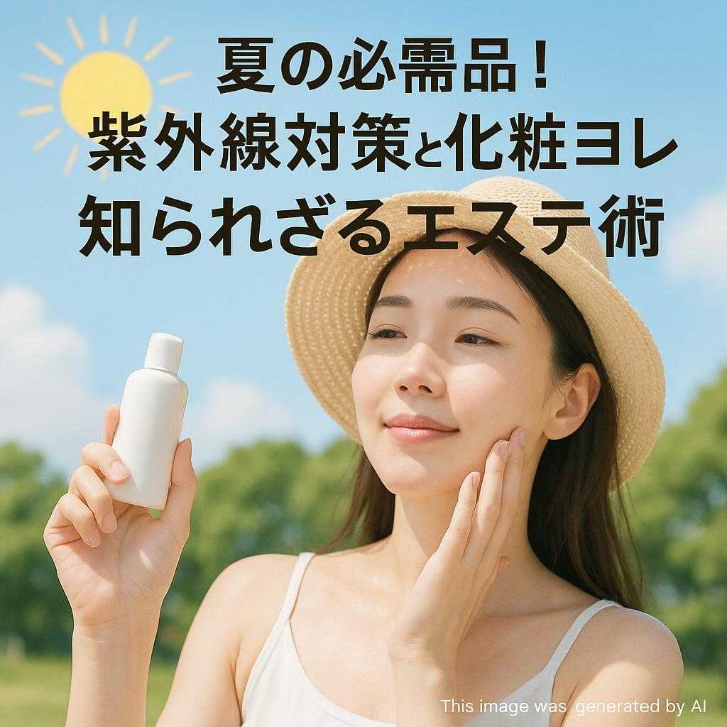 夏の必需品！紫外線対策と化粧ヨレ知られざるエステ術