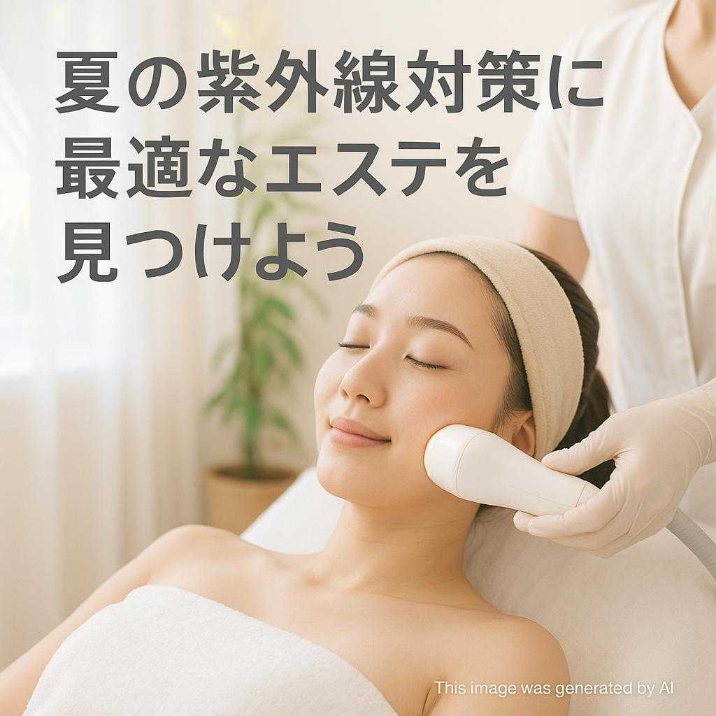 夏の紫外線対策に最適なエステを見つけよう