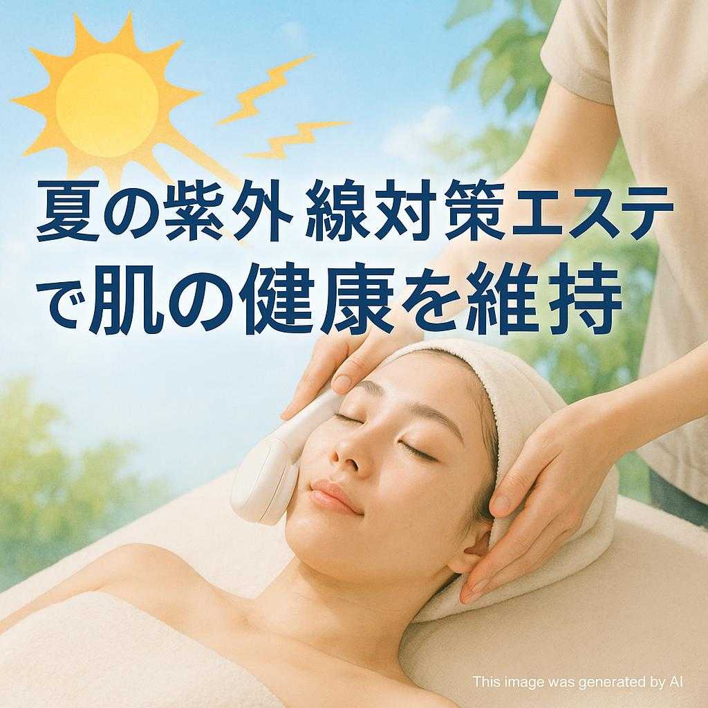 夏の紫外線対策エステで肌の健康を維持