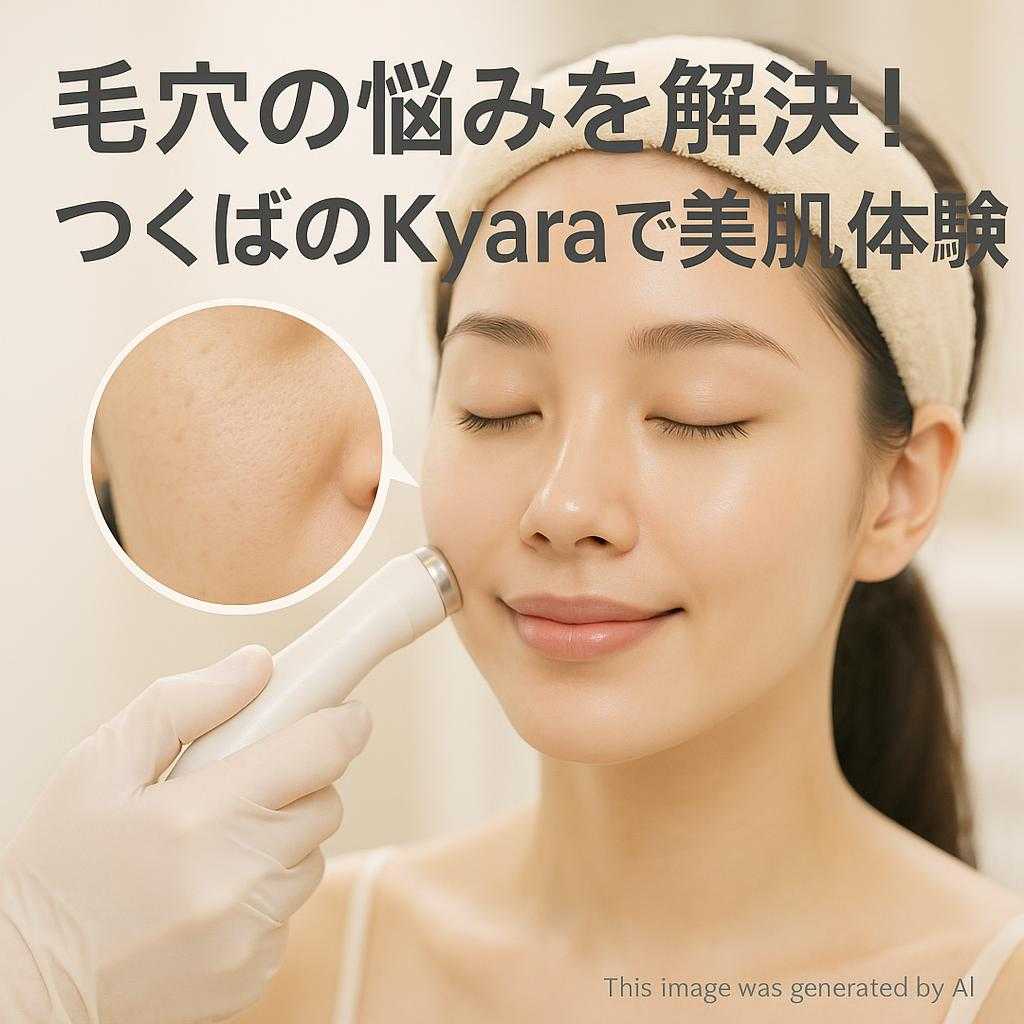 毛穴の悩みを解決! つくばのKyaraで美肌体験
