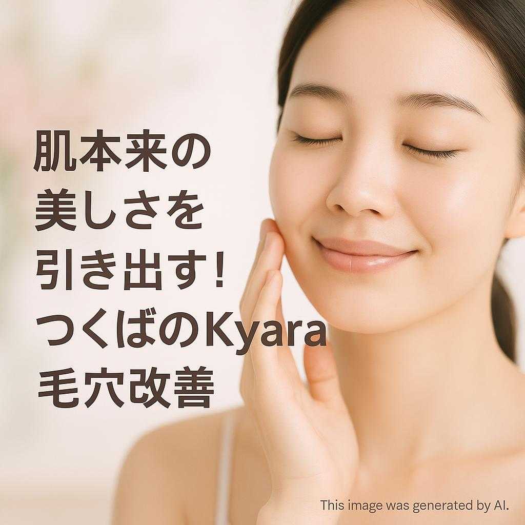 肌本来の美しさを引き出す! つくばのKyaraで毛穴改善
