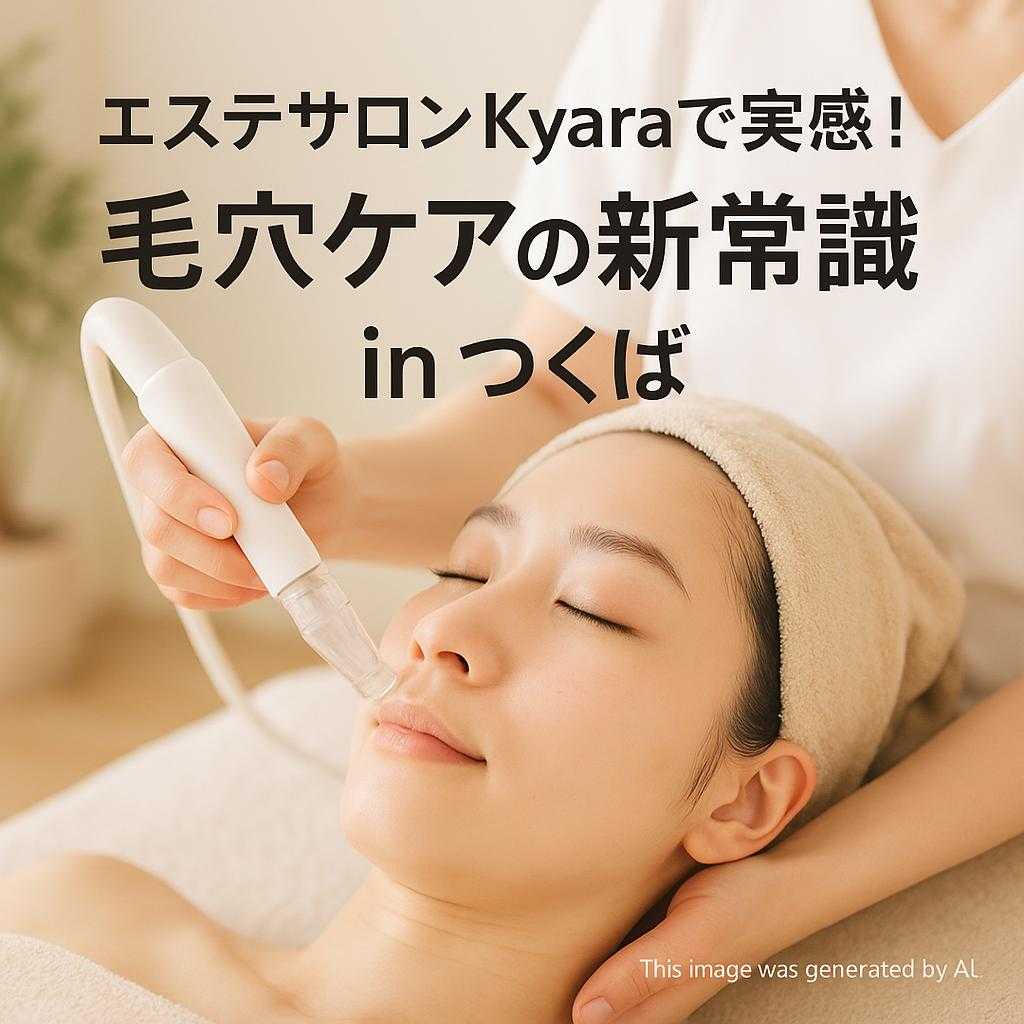 エステサロンKyaraで実感! 毛穴ケアの新常識 in つくば