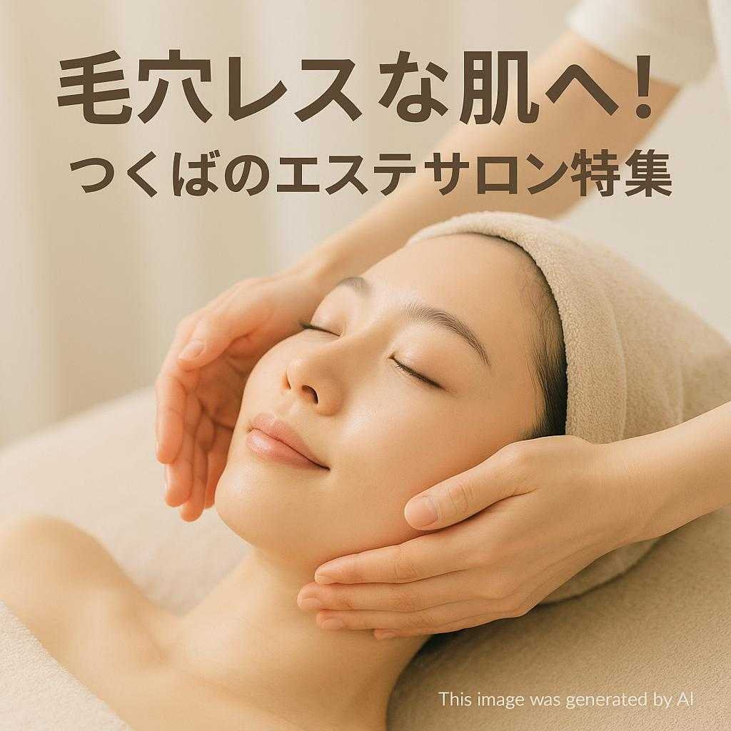 毛穴レスな肌へ！つくばのエステサロン特集
