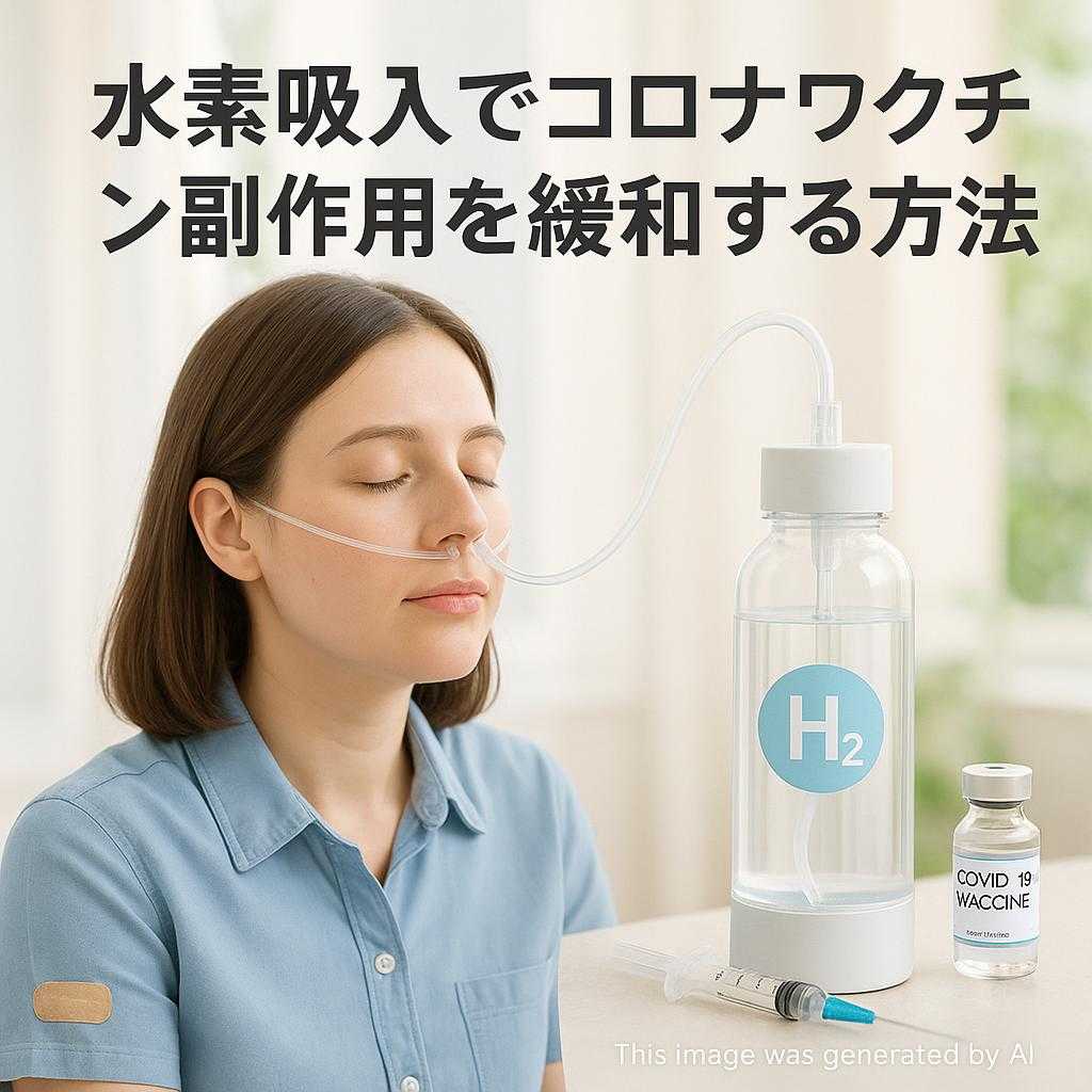 水素吸入でコロナワクチン副作用を緩和する方法