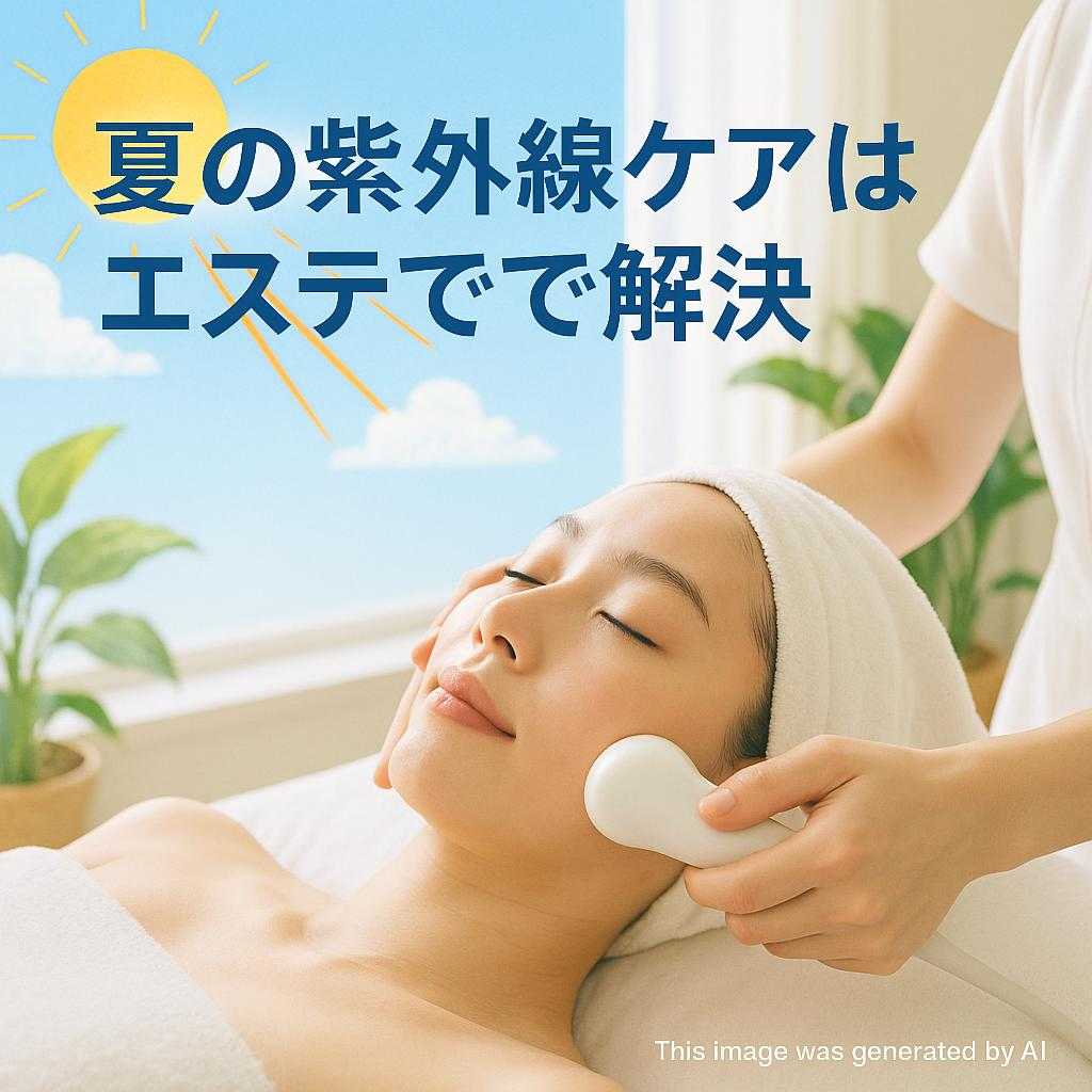 夏の紫外線ケアはエステで解決