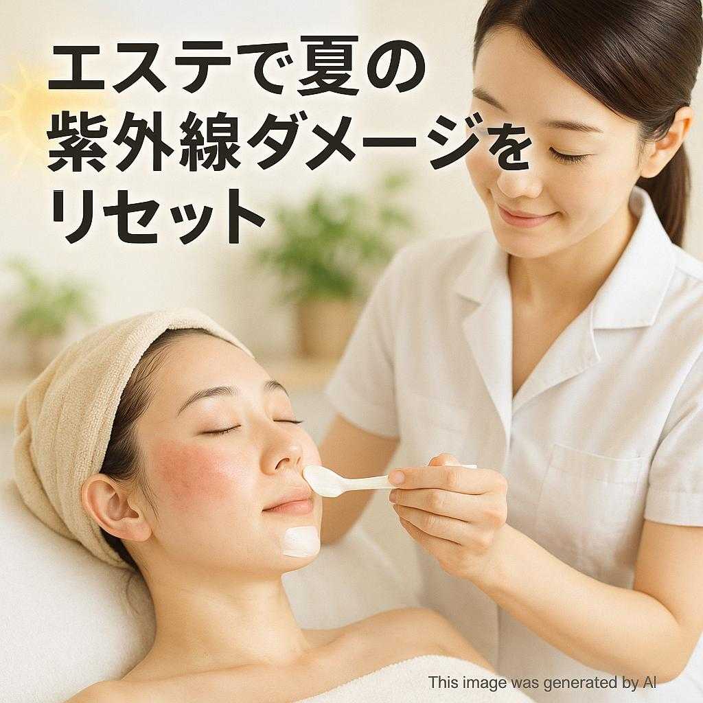 エステで夏の紫外線ダメージをリセット