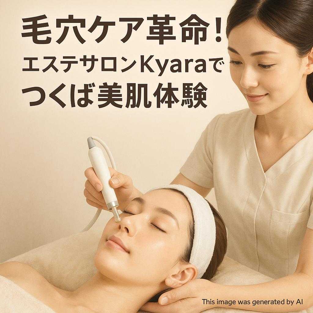 毛穴ケア革命!エステサロンKyaraでつくば美肌体験