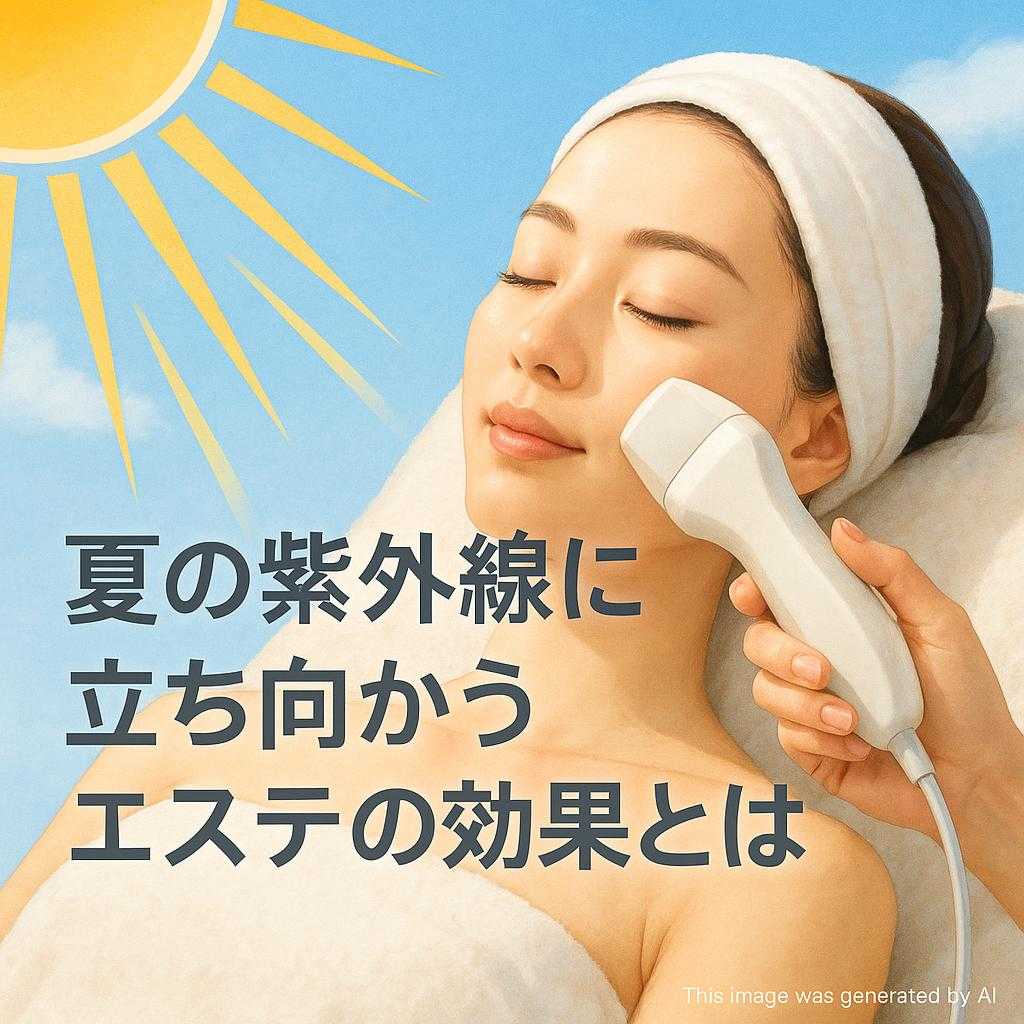 夏の紫外線に立ち向かうエステの効果とは