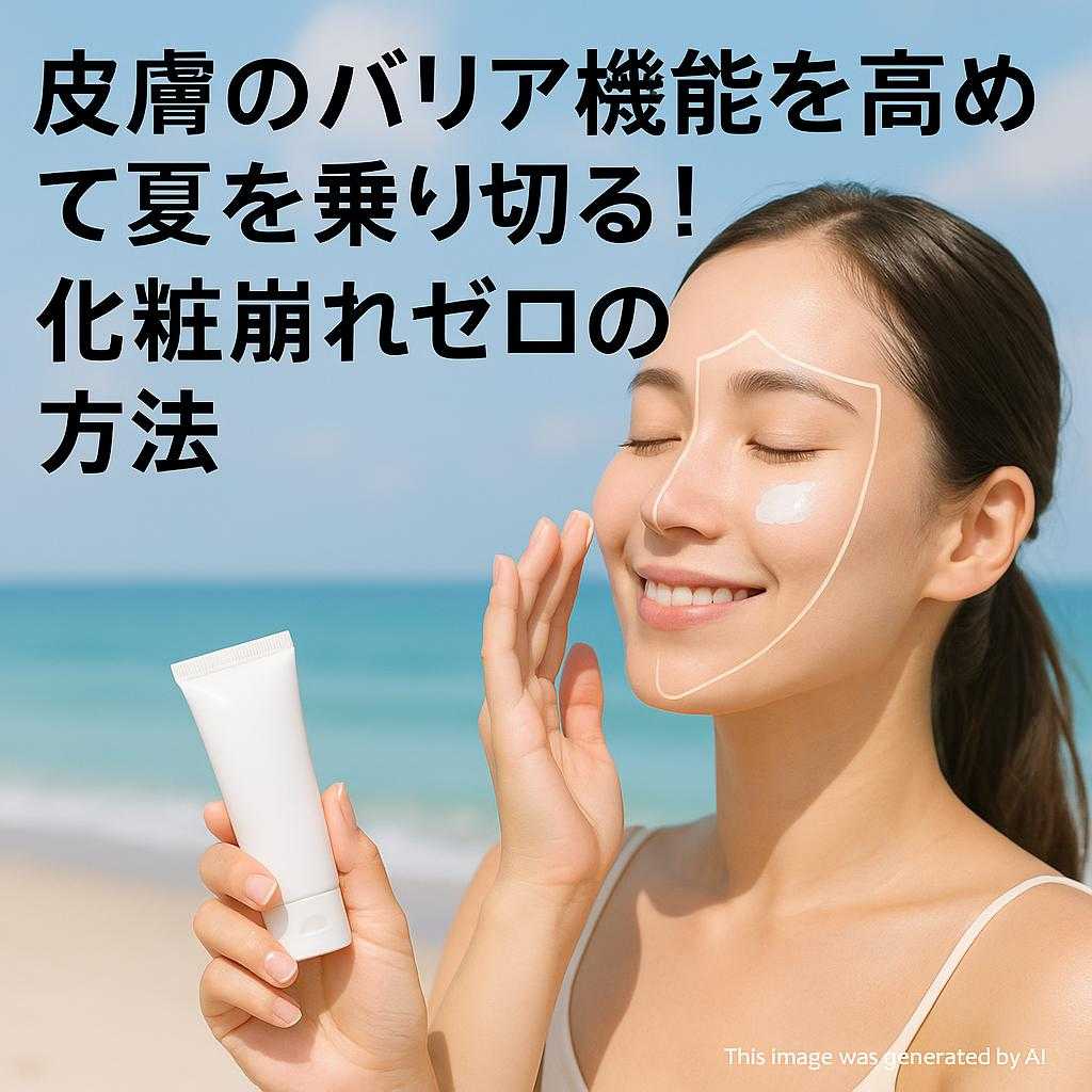 皮膚のバリア機能を高めて夏を乗り切る!化粧崩れゼロの方法