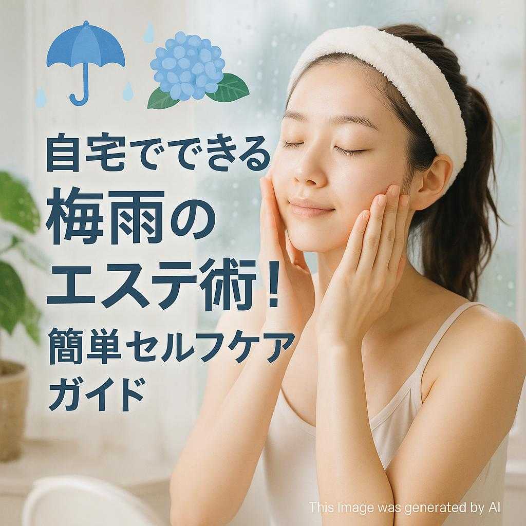 自宅でできる梅雨のエステ術!簡単セルフケアガイド