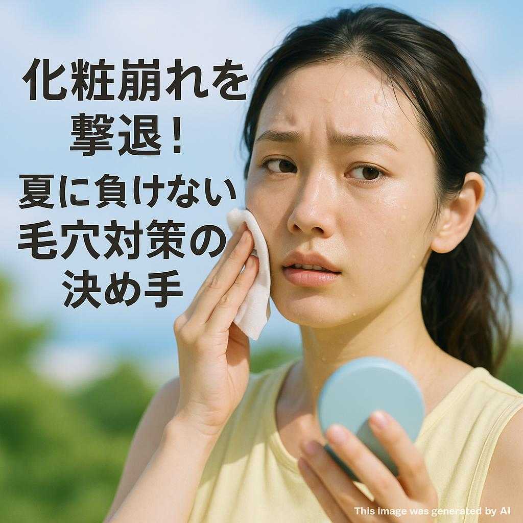 化粧崩れを撃退！夏に負けない毛穴対策の決め手