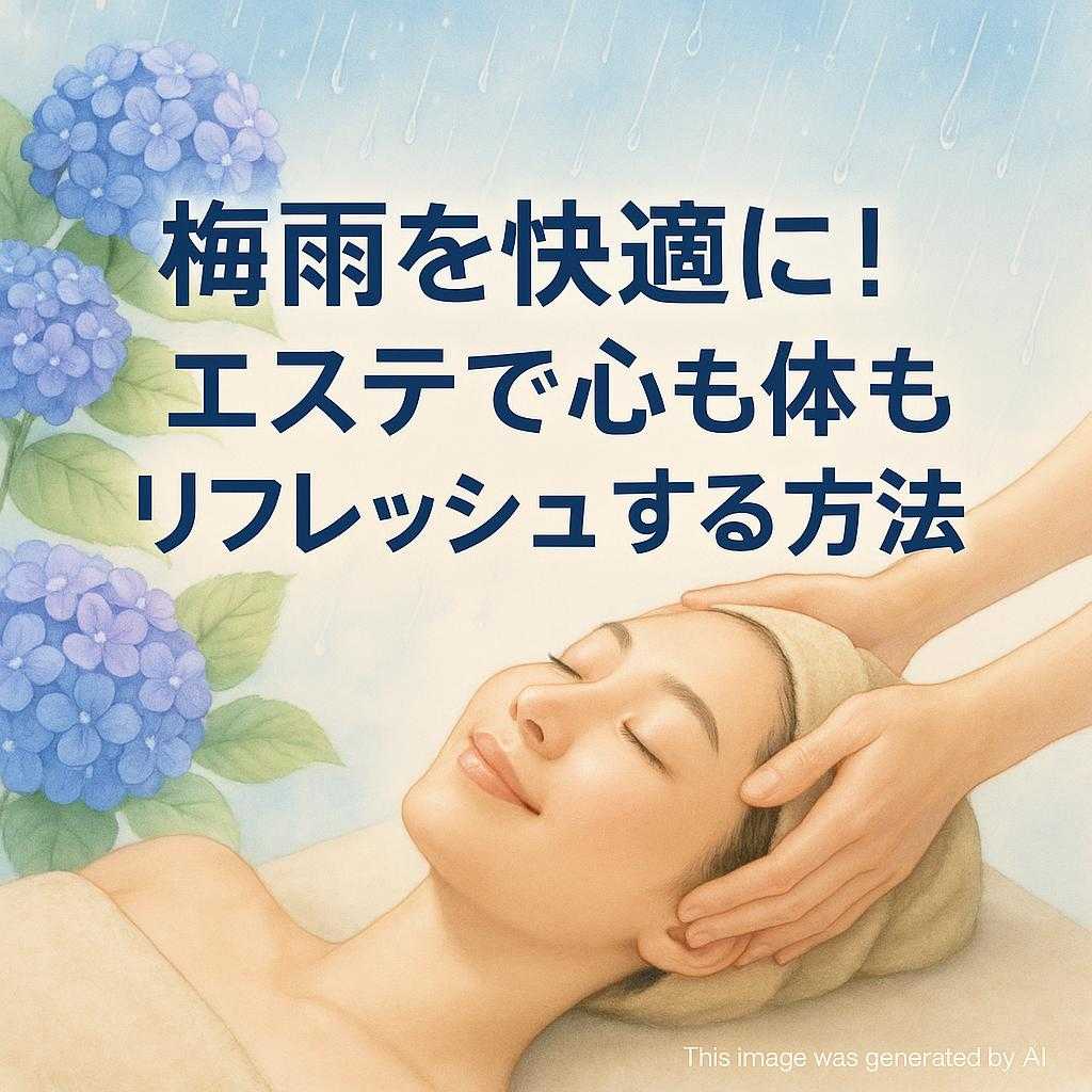 梅雨を快適に！エステで心も体もリフレッシュする方法