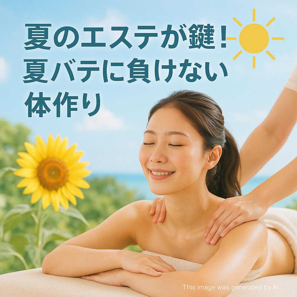 夏のエステが鍵！夏バテに負けない体作り