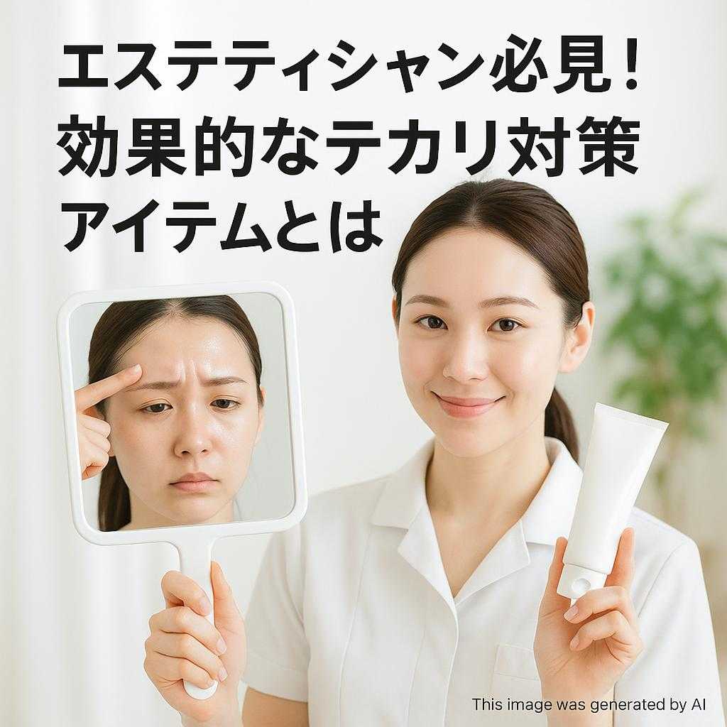 エステティシャン必見!効果的なテカリ対策アイテムとは