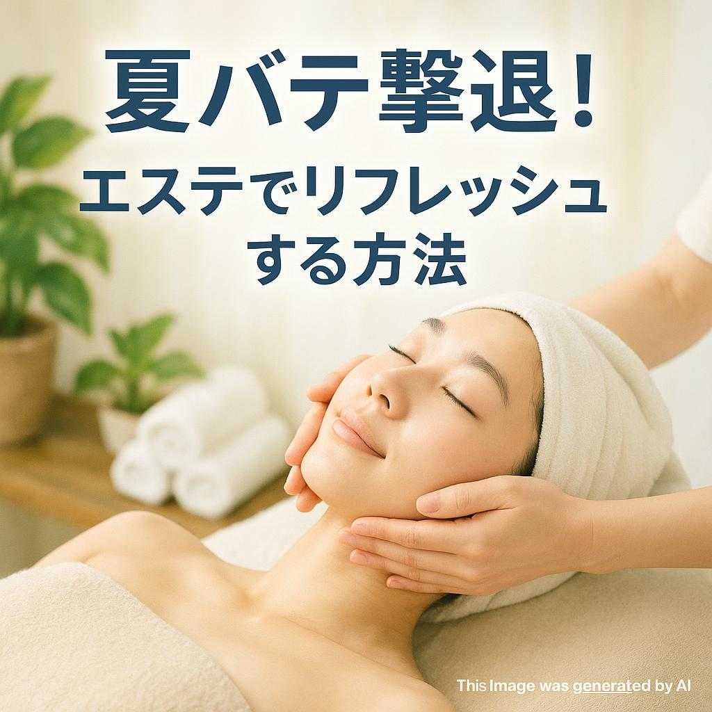 夏バテ撃退!エステでリフレッシュする方法