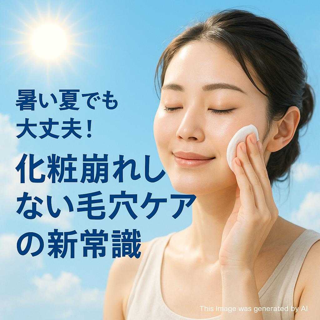 暑い夏でも大丈夫!化粧崩れしない毛穴ケアの新常識