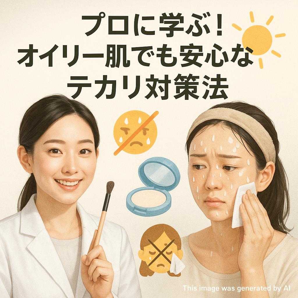 プロに学ぶ！オイリー肌でも安心なテカリ対策法