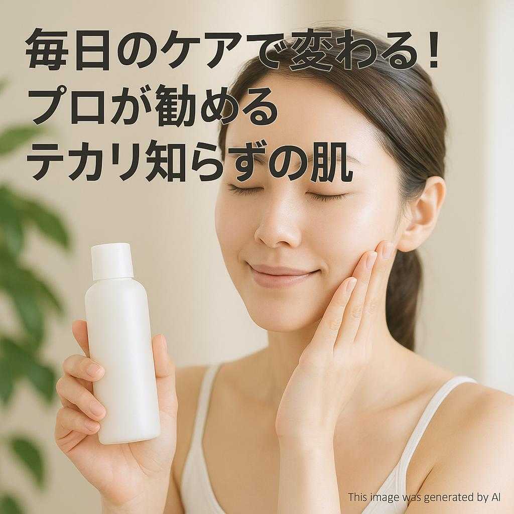 毎日のケアで変わる！プロが勧めるテカリ知らずの肌