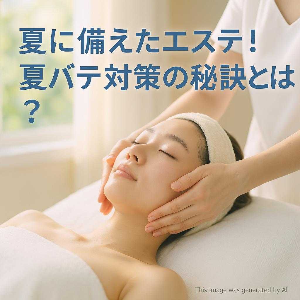 夏に備えたエステ！夏バテ対策の秘訣とは？