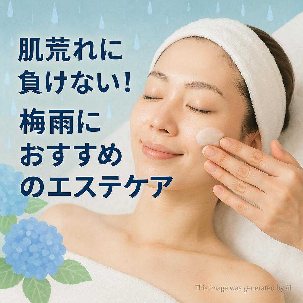 肌荒れに負けない!梅雨におすすめのエステケア