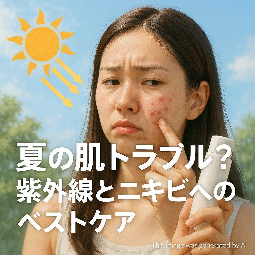 夏の肌トラブル? 紫外線とニキビへのベストケア