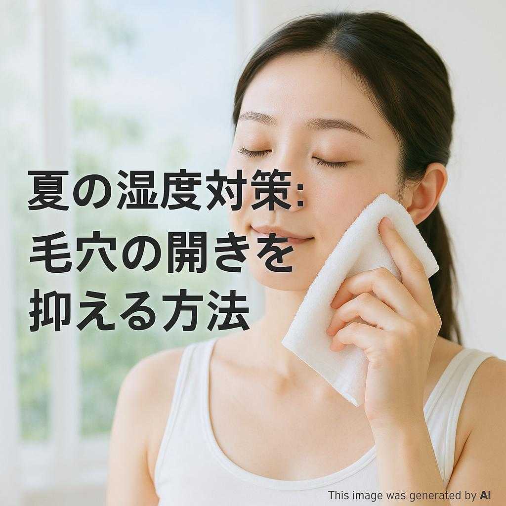 夏の湿度対策: 毛穴の開きを抑える方法