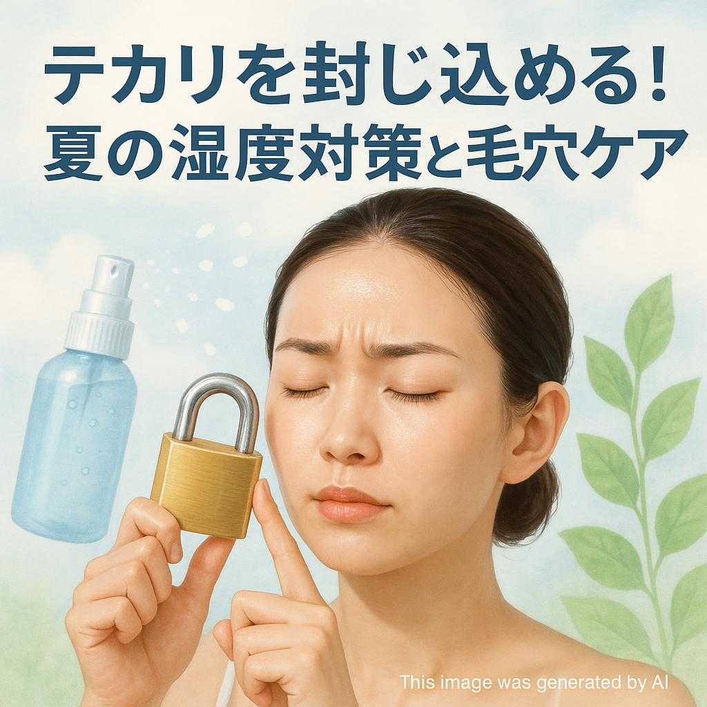 テカリを封じ込める！夏の湿度対策と毛穴ケア
