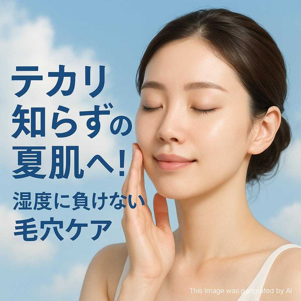 テカリ知らずの夏肌へ！湿度に負けない毛穴ケア