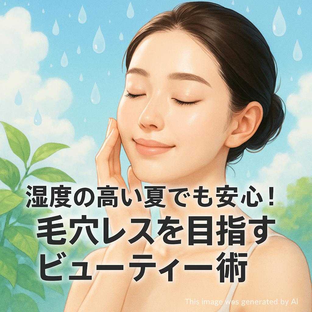 湿度の高い夏でも安心!毛穴レスを目指すビューティー術