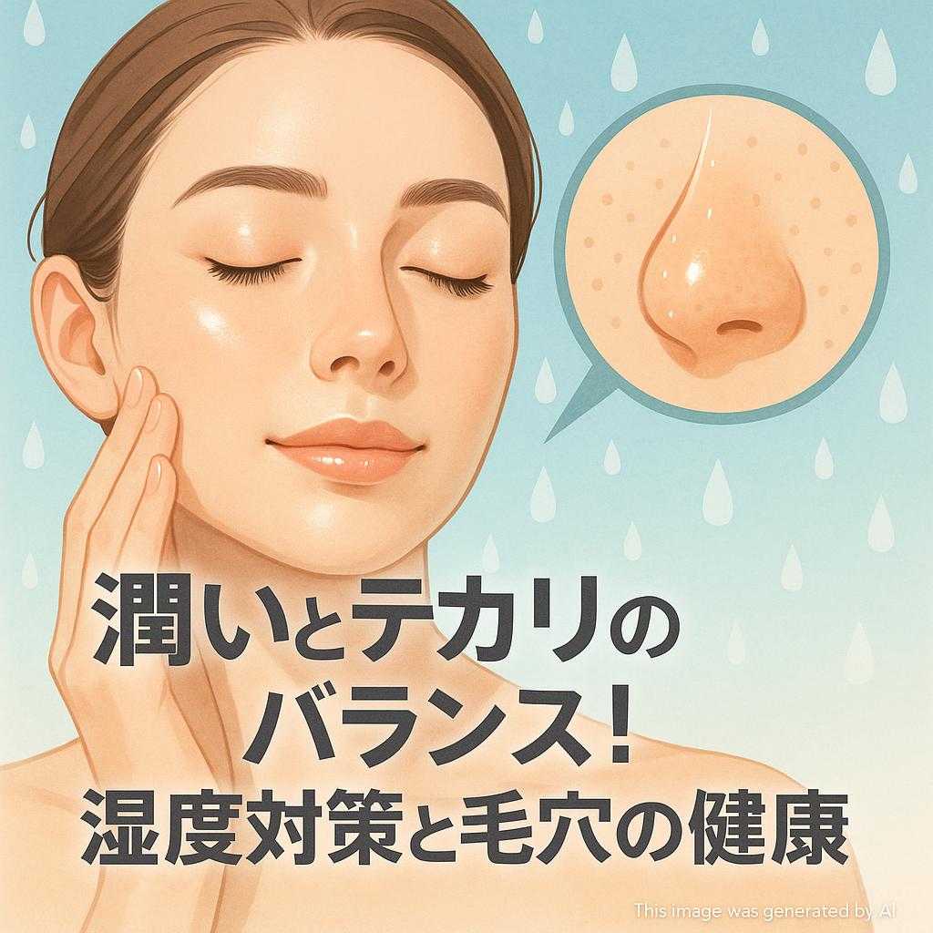 潤いとテカリのバランス！湿度対策と毛穴の健康