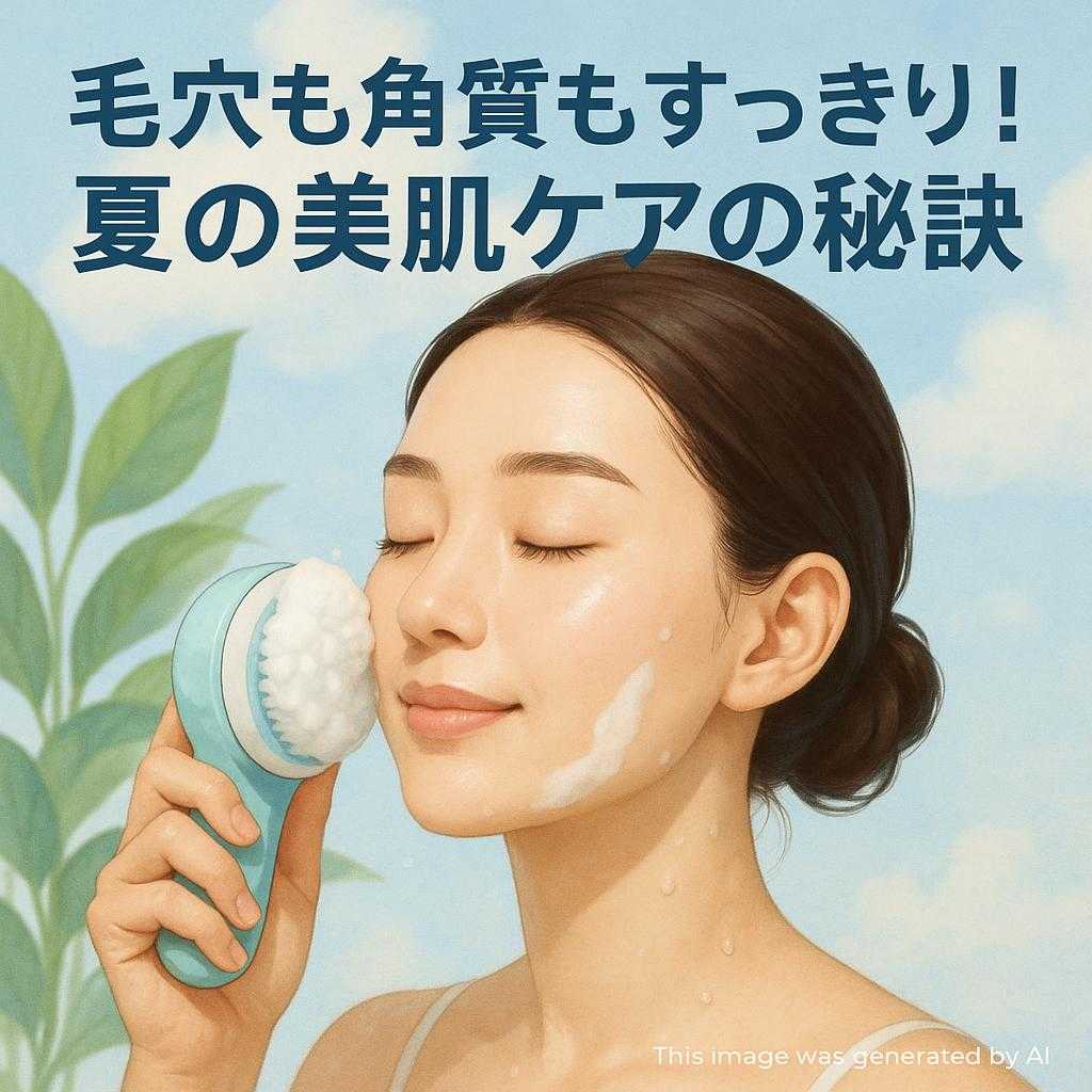 毛穴も角質もすっきり！夏の美肌ケアの秘訣