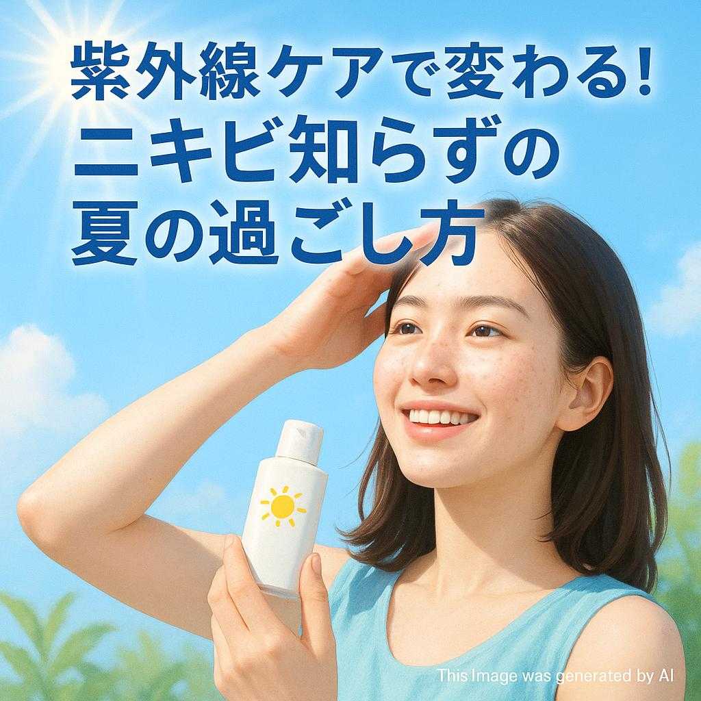紫外線ケアで変わる！ニキビ知らずの夏の過ごし方