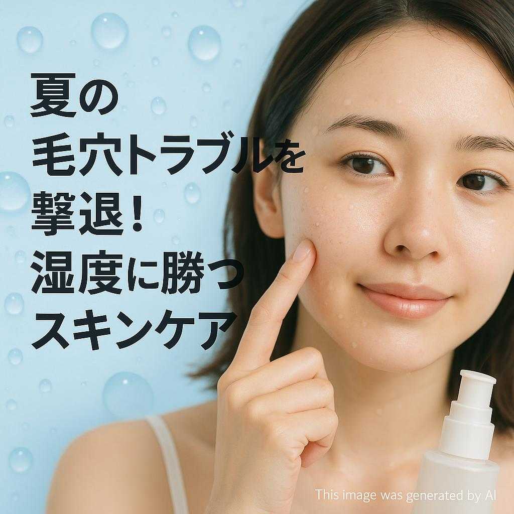 夏の毛穴トラブルを撃退！湿度に勝つスキンケア