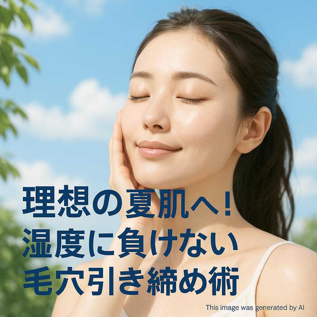 理想の夏肌へ!湿度に負けない毛穴引き締め術