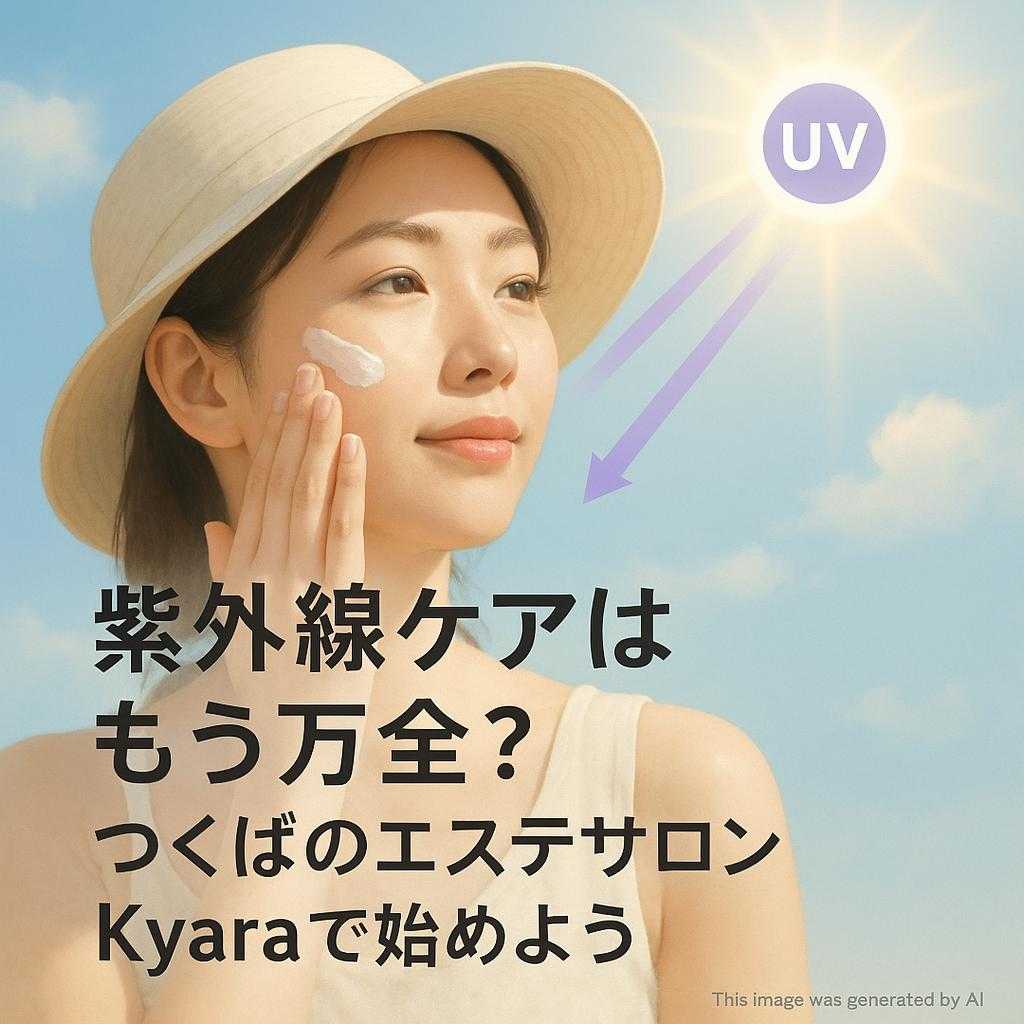 紫外線ケアはもう万全?つくばのエステサロンKyaraで始めよう