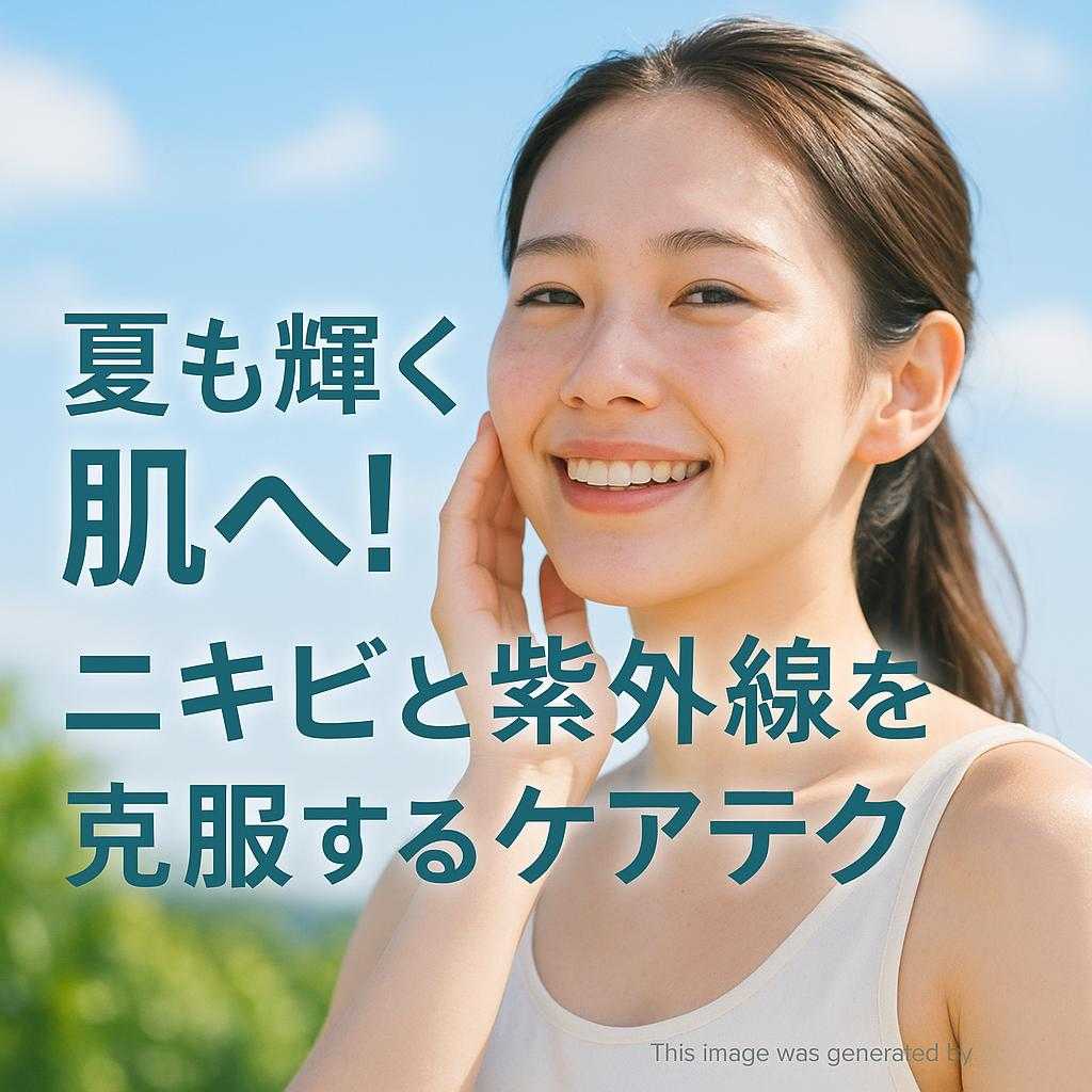 夏も輝く肌へ！ニキビと紫外線を克服するケアテク