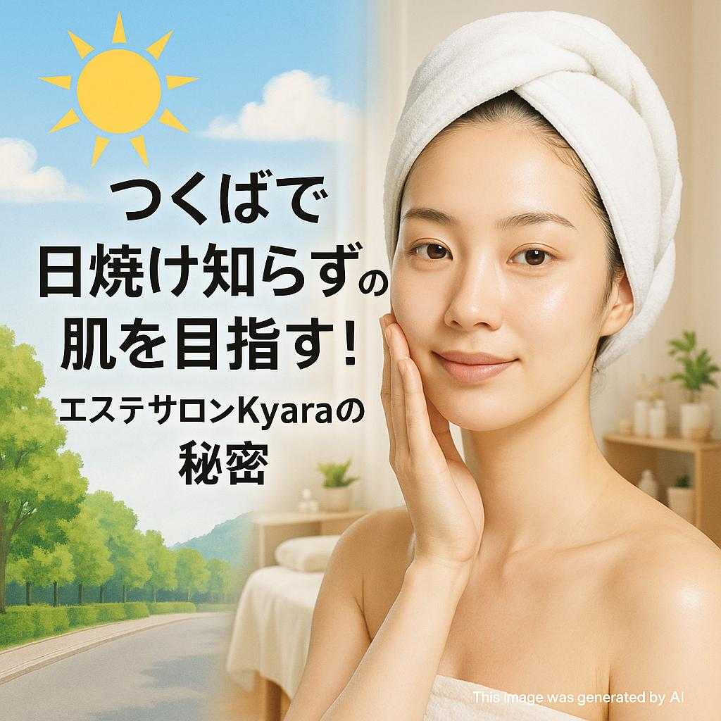 つくばで日焼け知らずの肌を目指す!エステサロンKyaraの秘密
